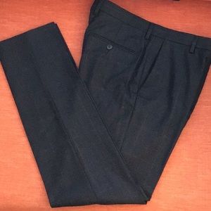 J Crew Mens Ludlow Wool Slacks 30x32- Navy with slight pattern
